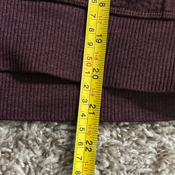 Lululemon Engineered Warmth 1/2 Zip Sz 2 Burgundy Maroon - Picture 5 of 7